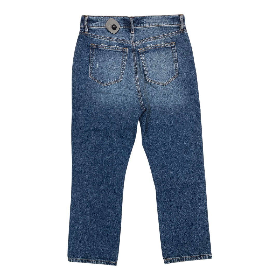 Jeans Straight By Loft In Blue Denim, Size:4