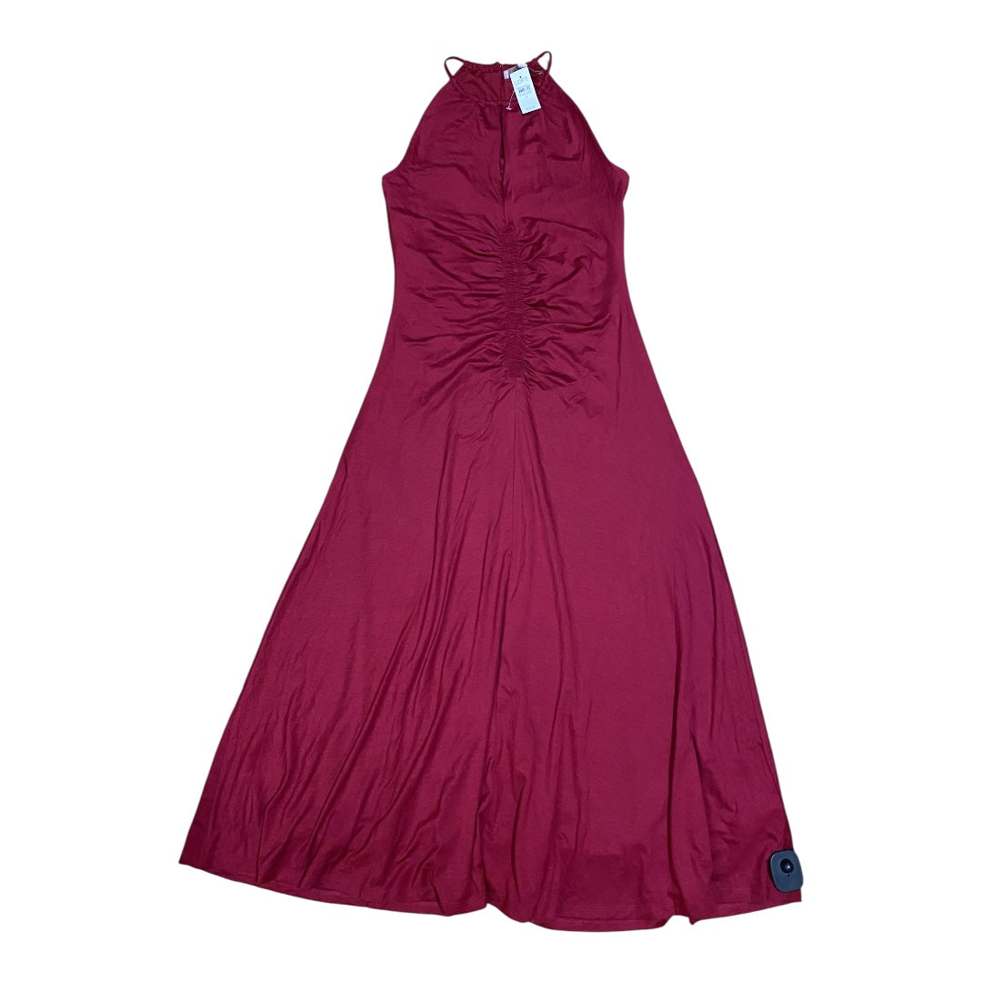 Dress Casual Maxi By Loft In Red, Size:8