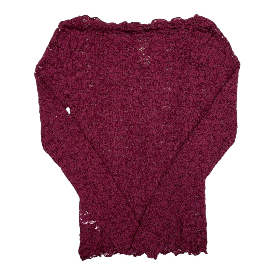 Top Ls By J. Crew In Purple, Size:S