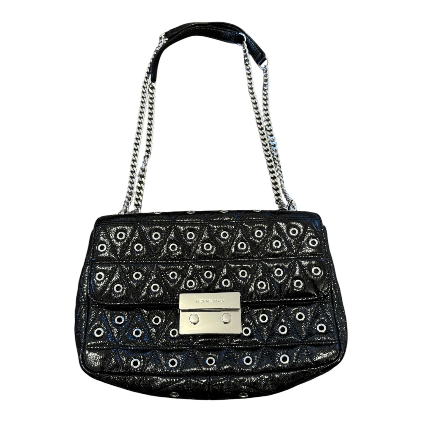 Handbag Designer By Michael Kors In Black, Size:Medium