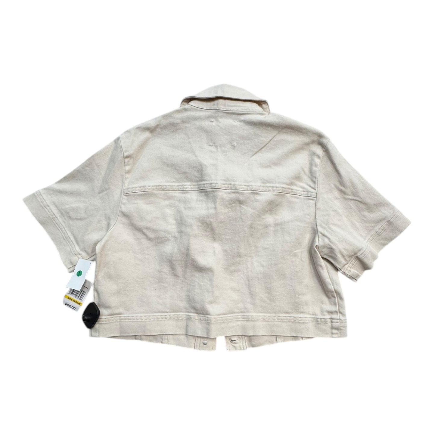 Jacket Denim By Habitual In Cream Denim, Size:M