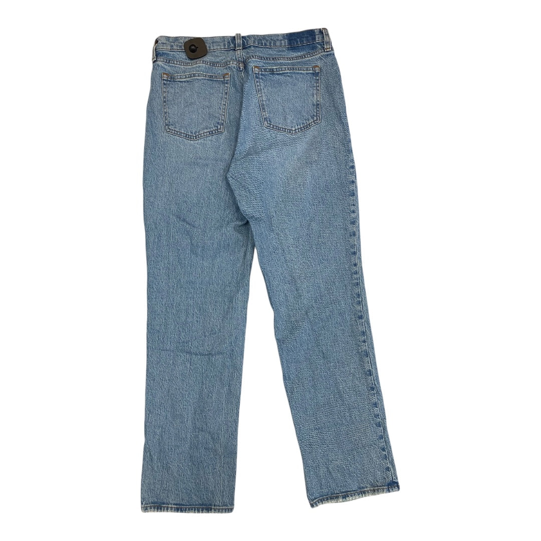 Jeans Straight By Abercrombie And Fitch In Blue Denim, Size:8