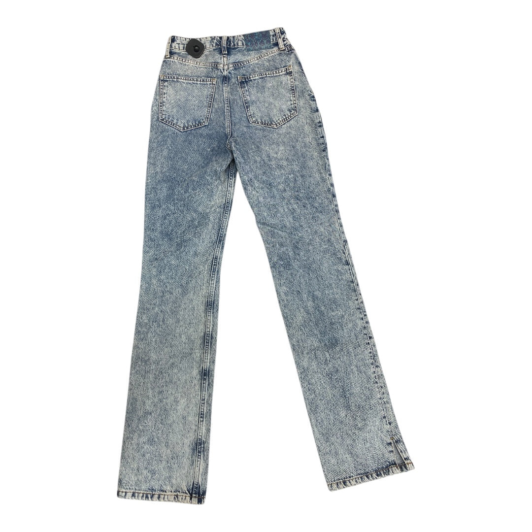Jeans Straight By Free People In Blue Denim, Size:2