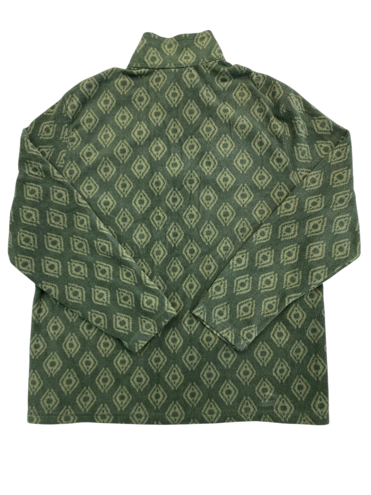 Jacket Fleece By Eddie Bauer In Green, Size:Xl