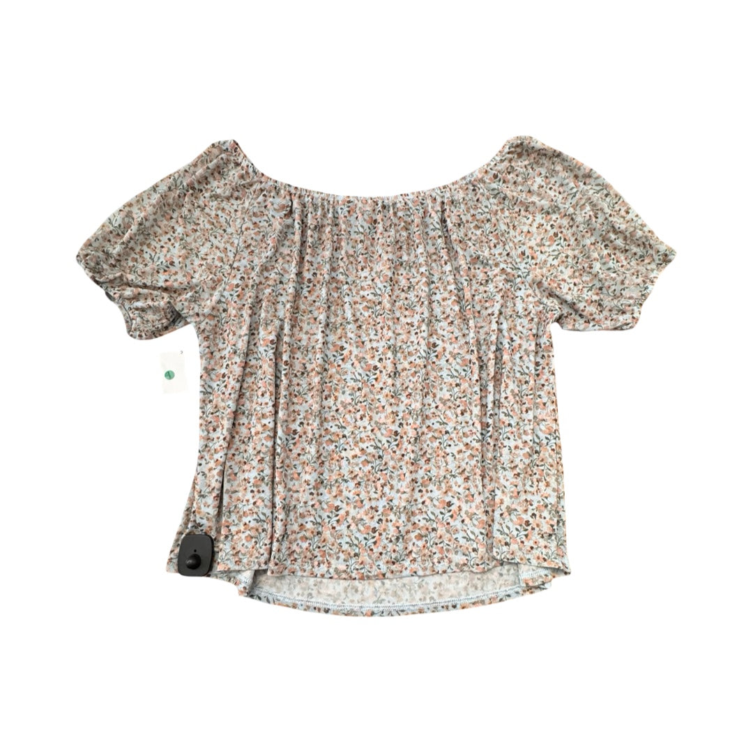 Top Ss By Lane Bryant In Floral Print, Size:1X