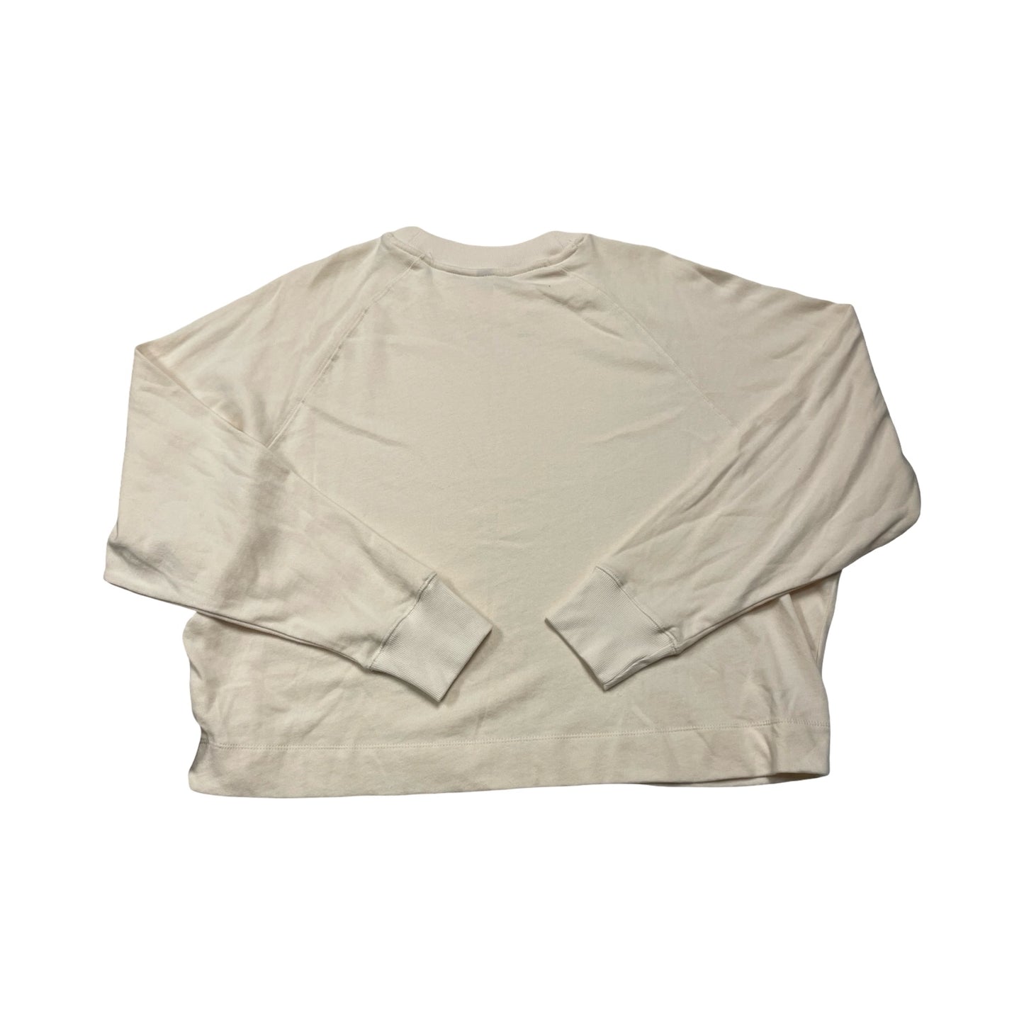 Athletic Sweatshirt Crewneck By Vuori In Cream, Size:L