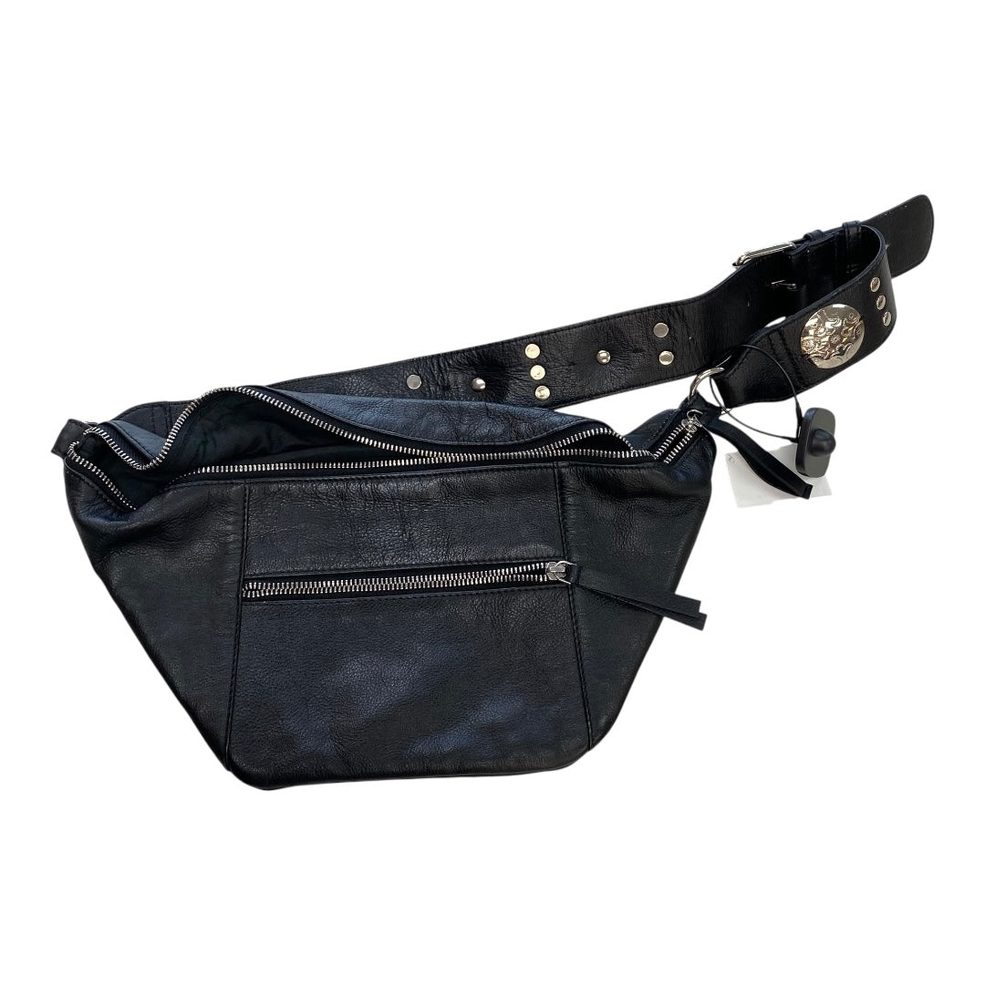 Belt Bag Leather By Free People In Black, Size:Large