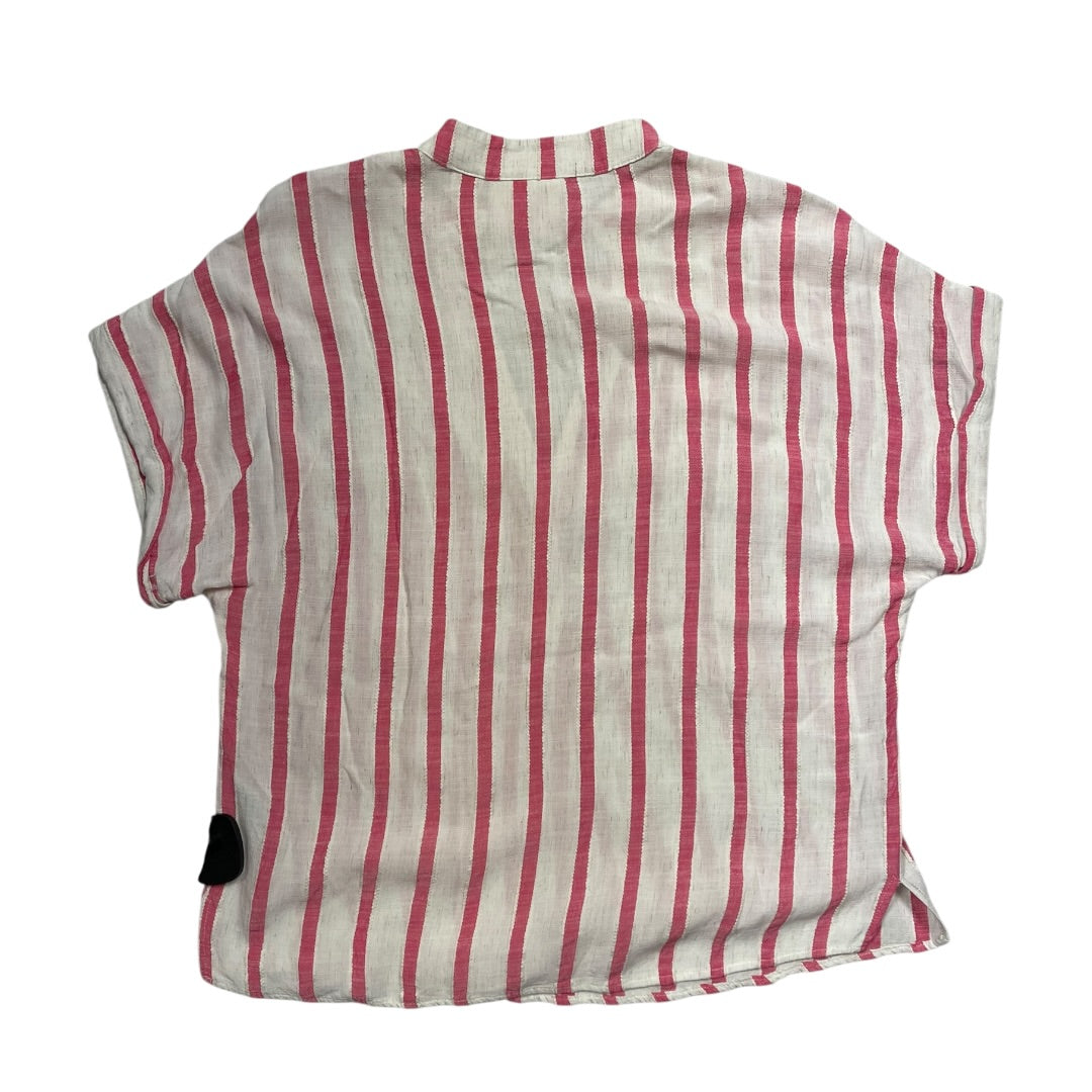 Top Ss By Maeve In Pink & White, Size:S