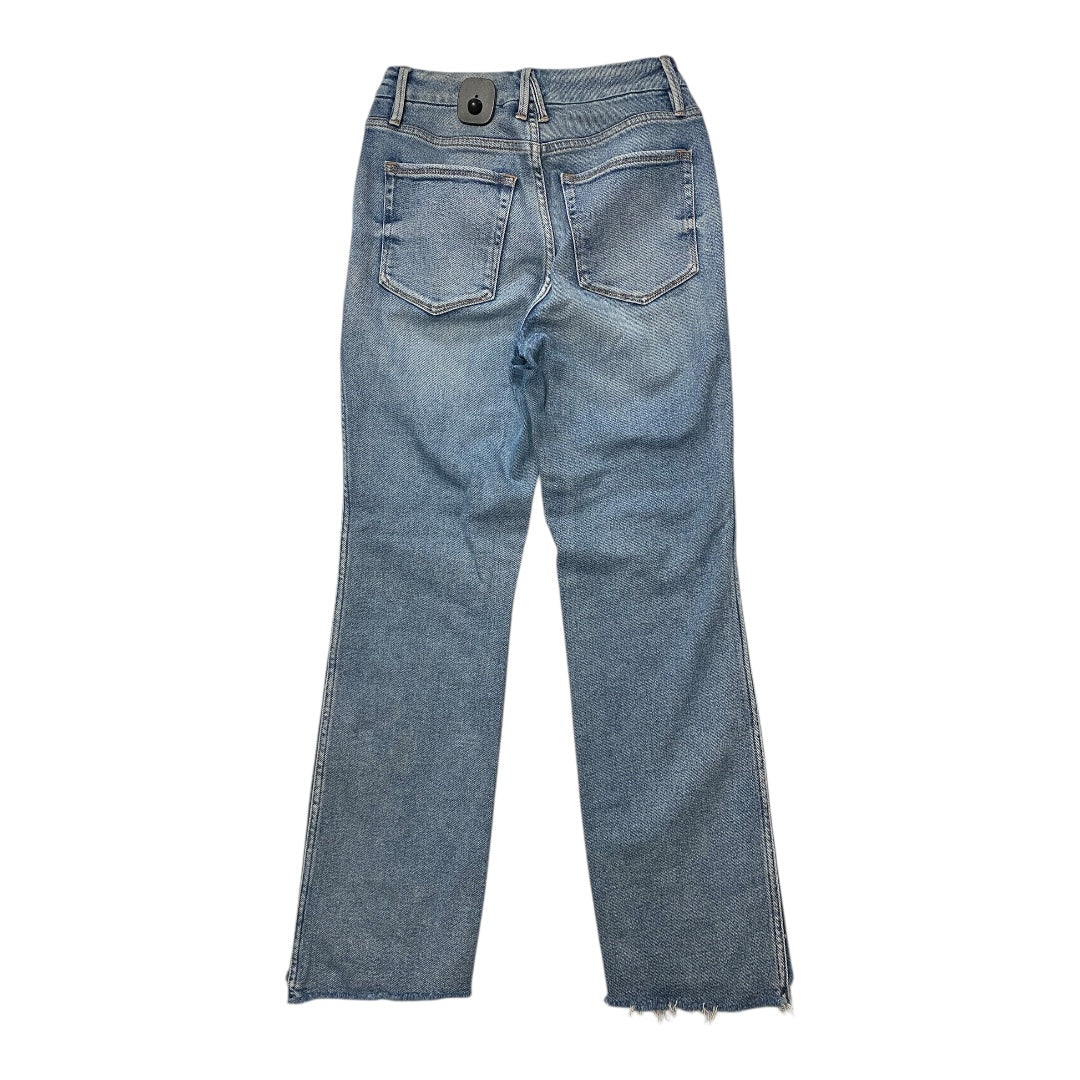 Jeans Straight By Good American In Blue Denim, Size:4