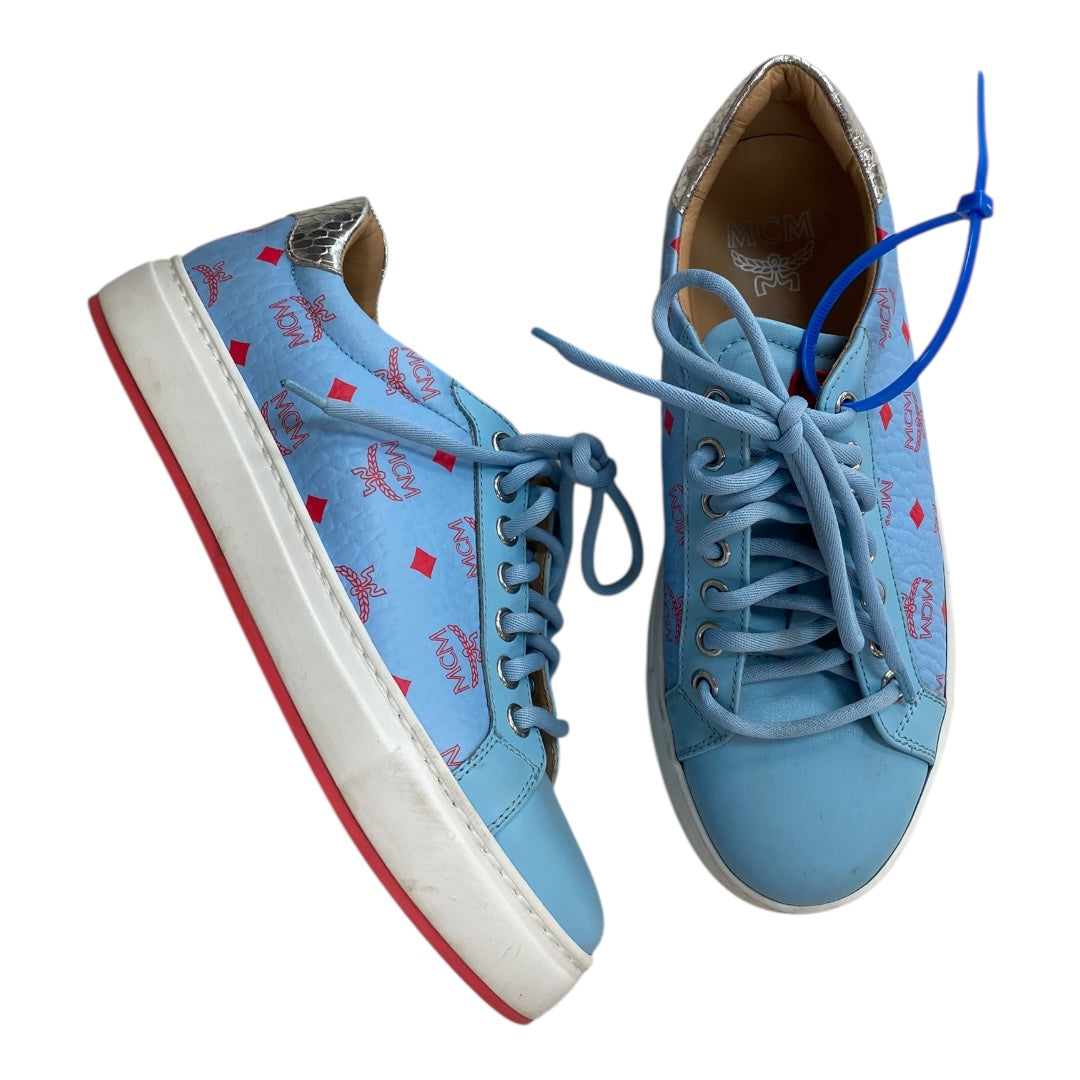 Shoes Luxury Designer By Mcm In Blue, Size:6