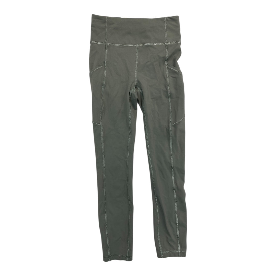 Athletic Leggings By Lululemon In Green, Size:2