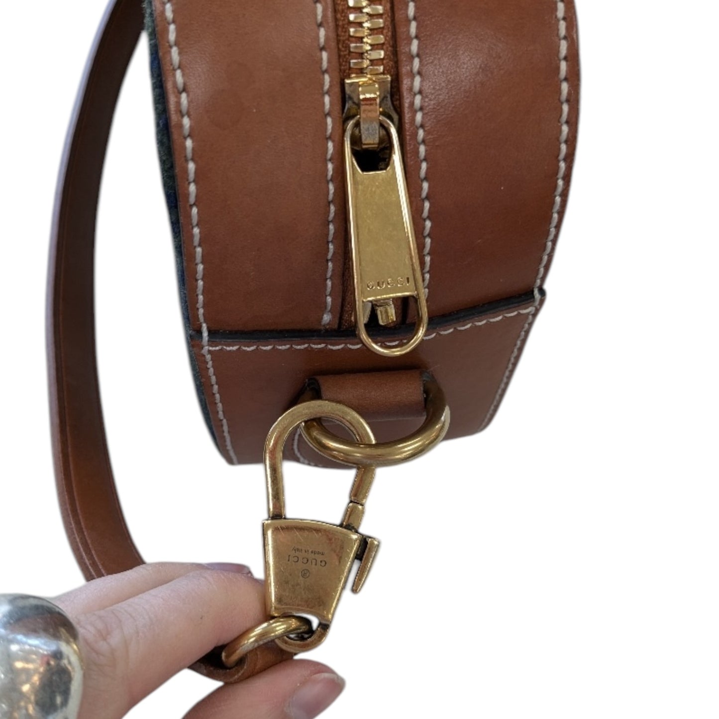 Handbag Luxury Designer By Gucci In Multi, Size:Small