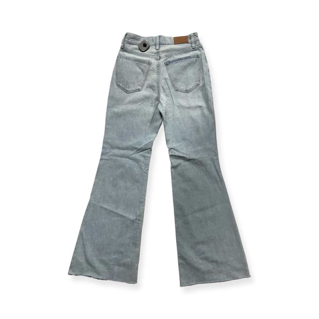 Jeans Flared By Madewell In Blue Denim, Size:2