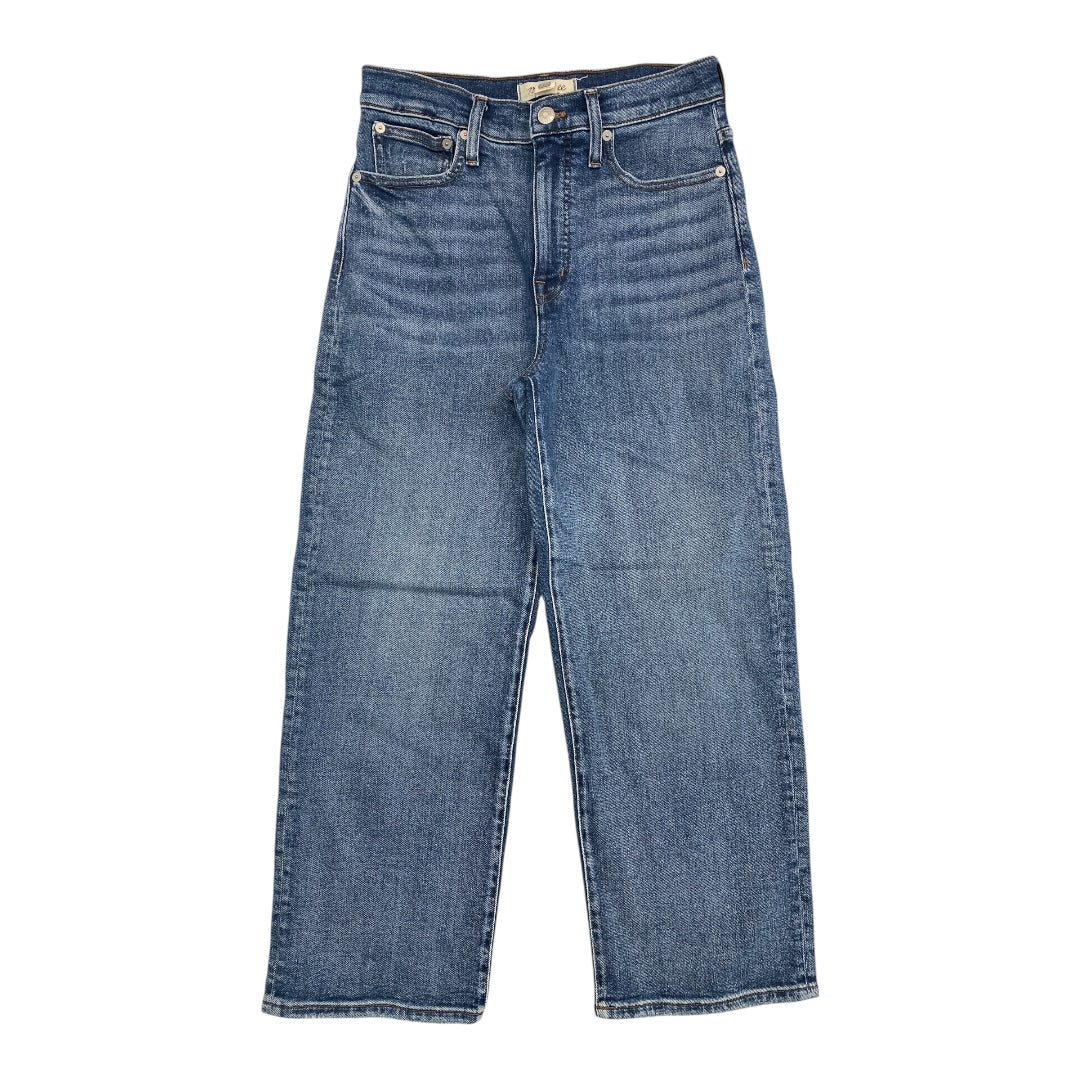 Jeans Straight By Madewell In Blue Denim, Size:2