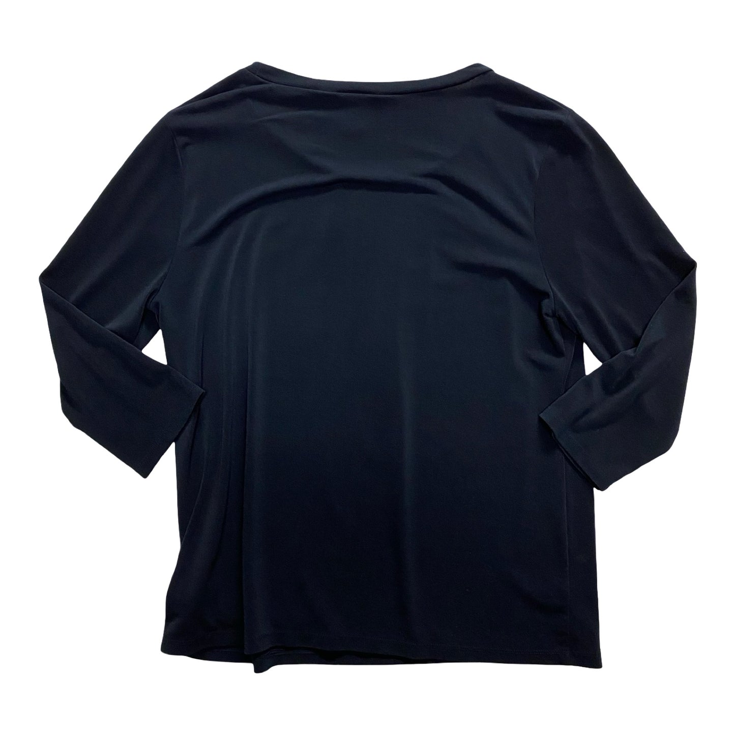 Top Ls By Ann Taylor In Navy, Size:L