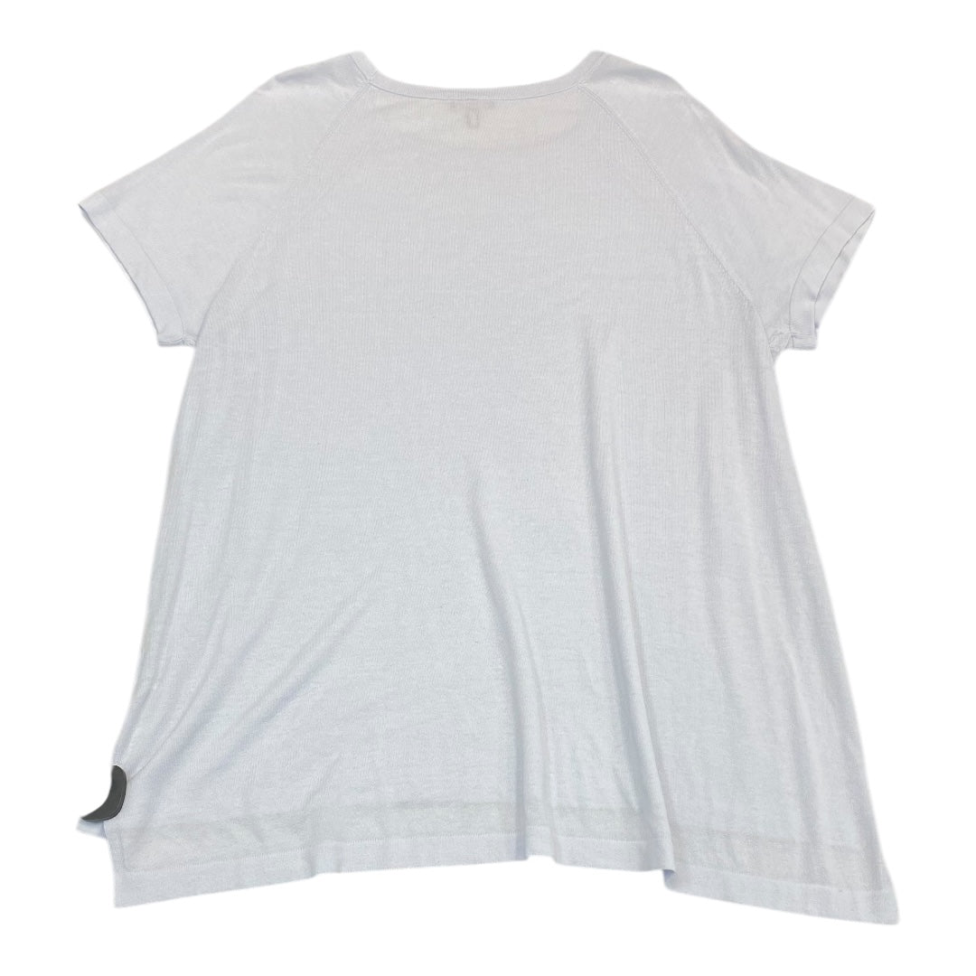 Top Ss Designer By Eileen Fisher In Blue, Size:2X