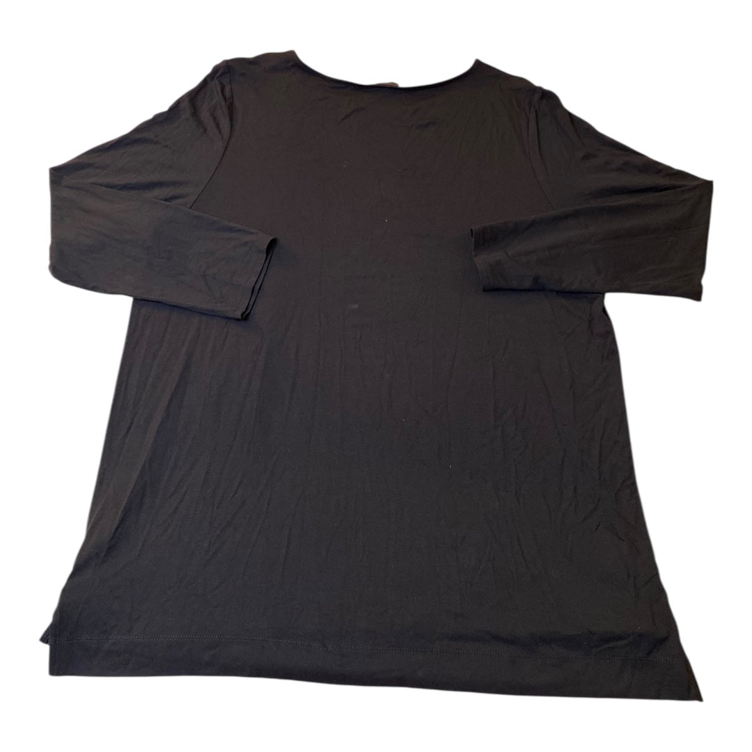 Top Ls By J. Jill In Black, Size:Xl