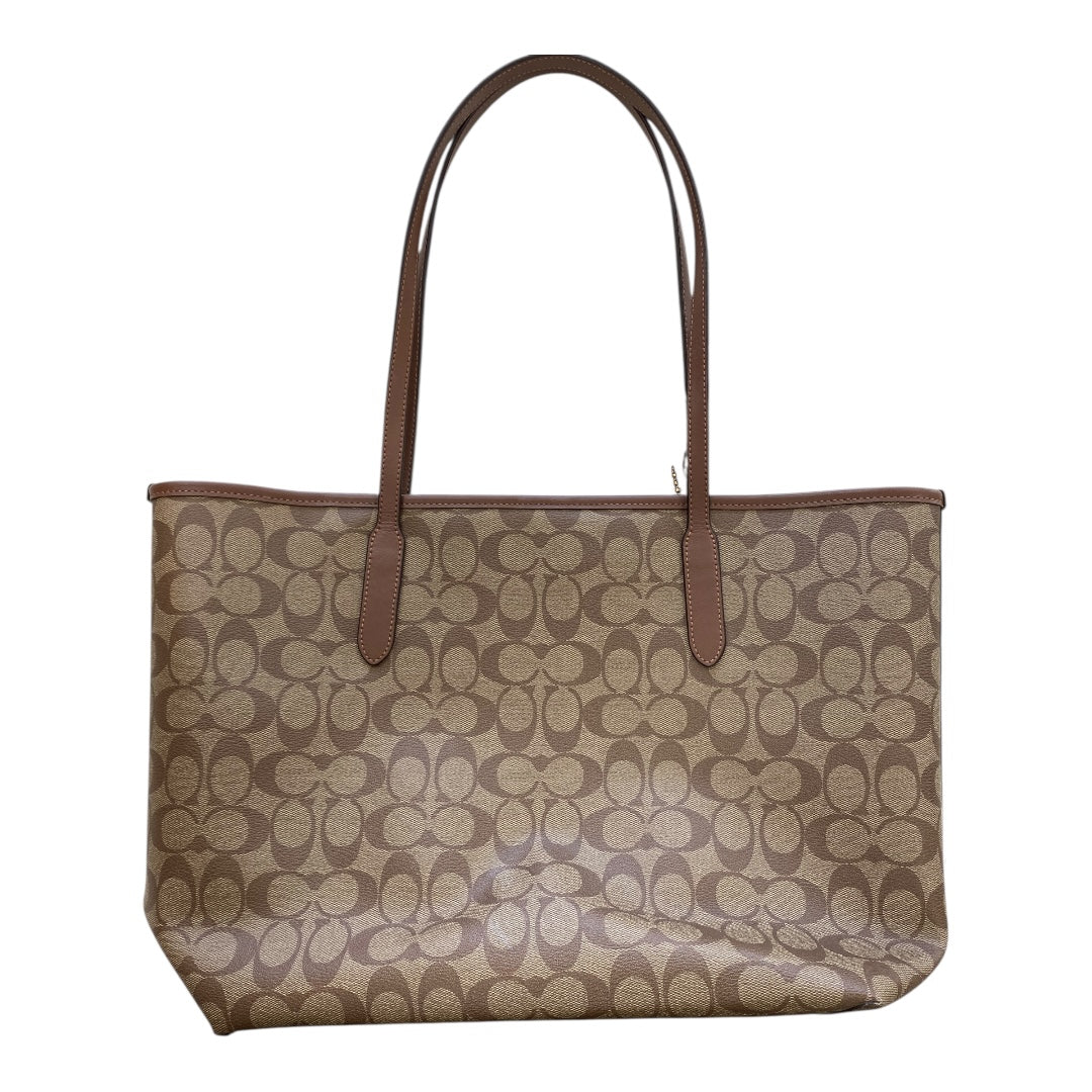 Tote Designer By Coach In Brown, Size:Large