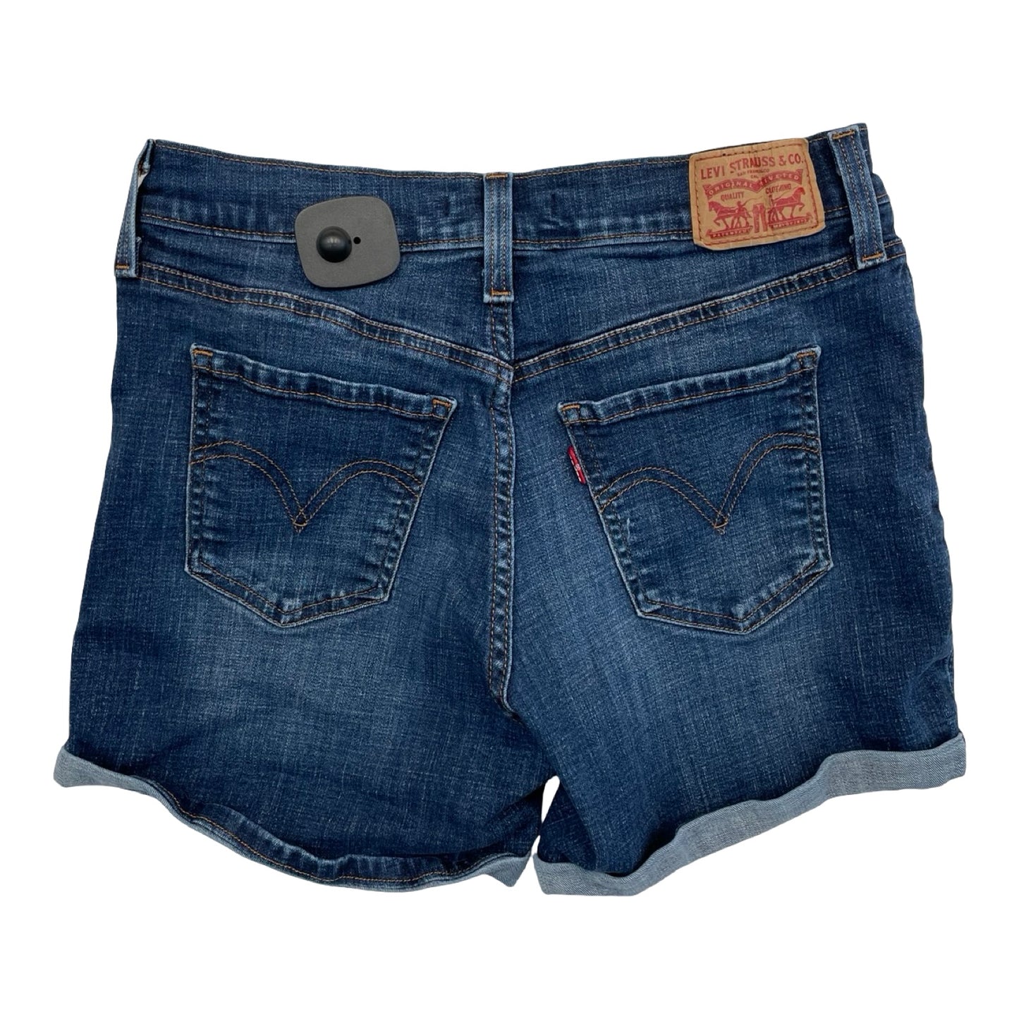 Shorts By Levis In Blue Denim, Size:6
