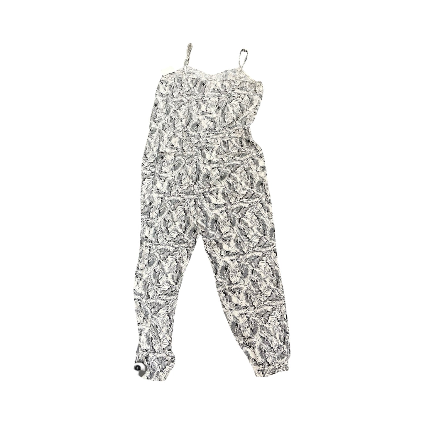 Jumpsuit By Banana Republic In Black & White, Size:12