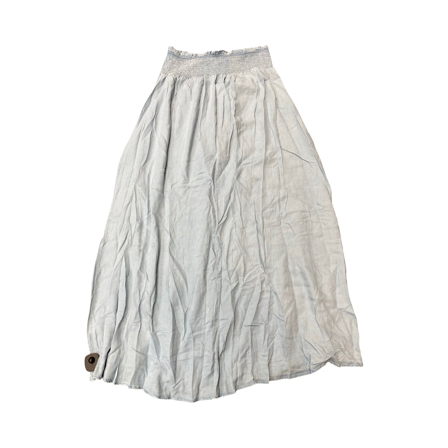 Skirt Maxi By Promesa In Blue Denim, Size:L