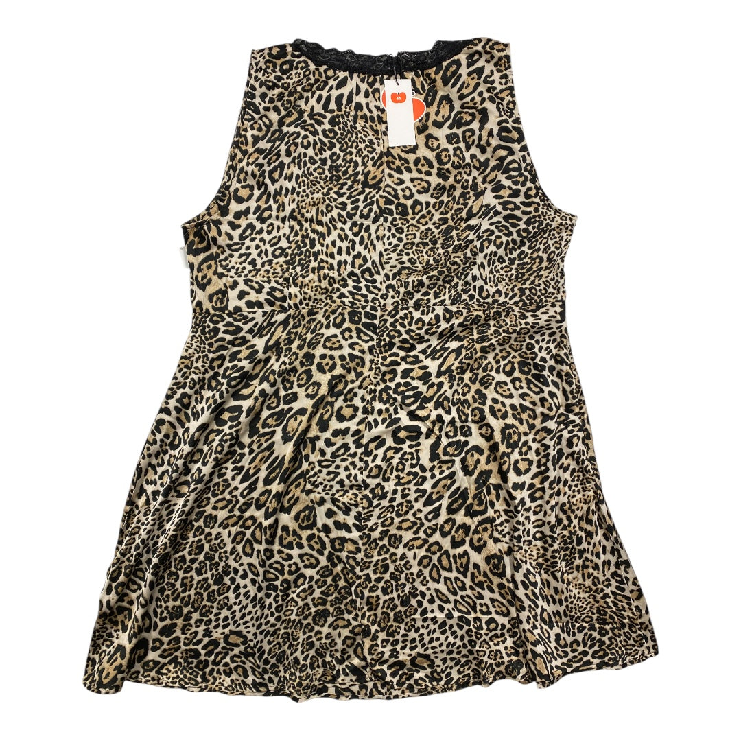 Dress Casual Short By CIDER In Animal Print, Size:3