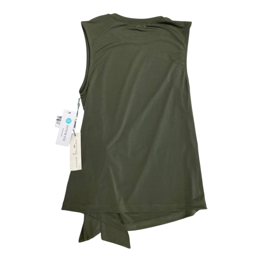 Top Sleeveless By Cmc In Green, Size:Xs
