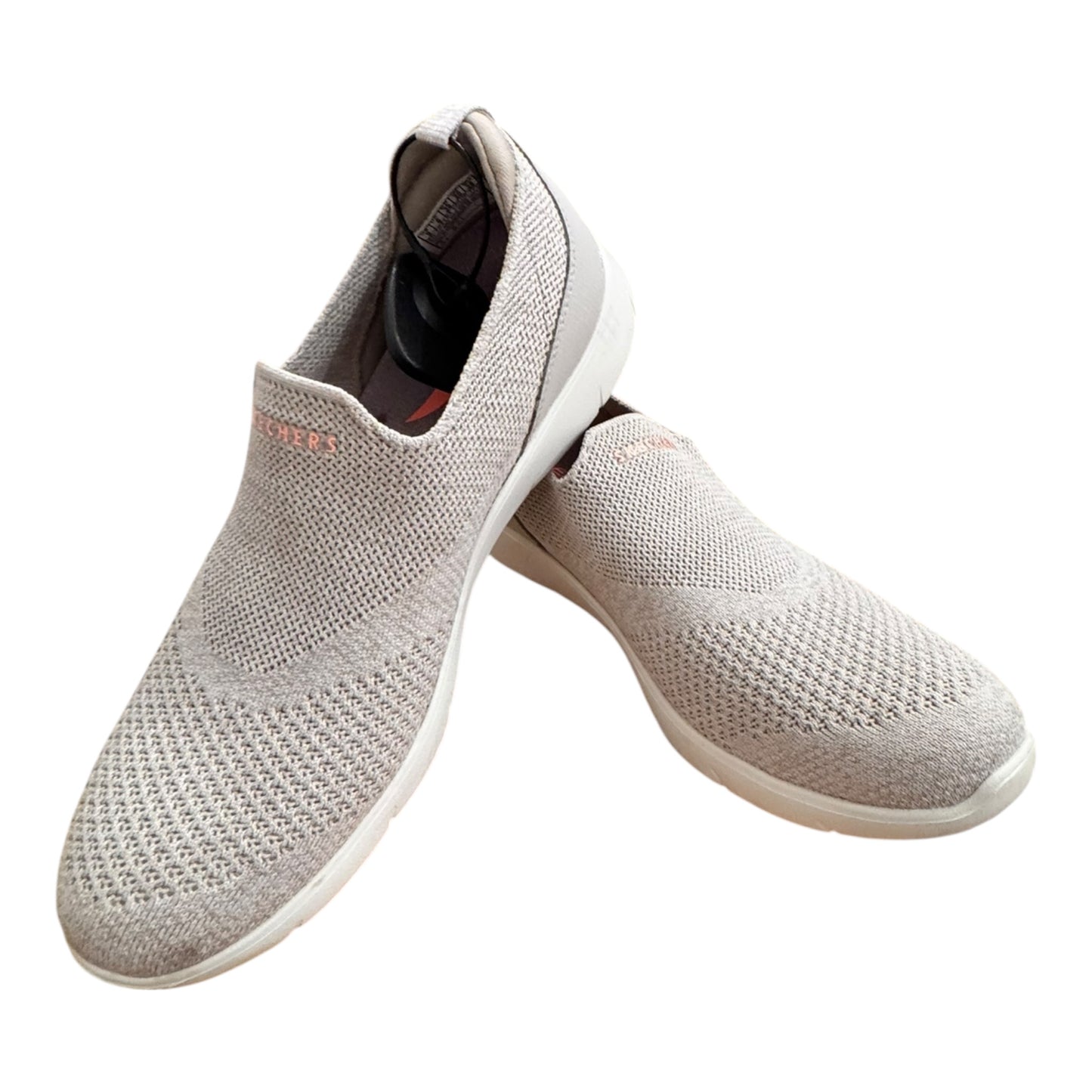 Shoes Sneakers By Skechers In Grey & White, Size:9