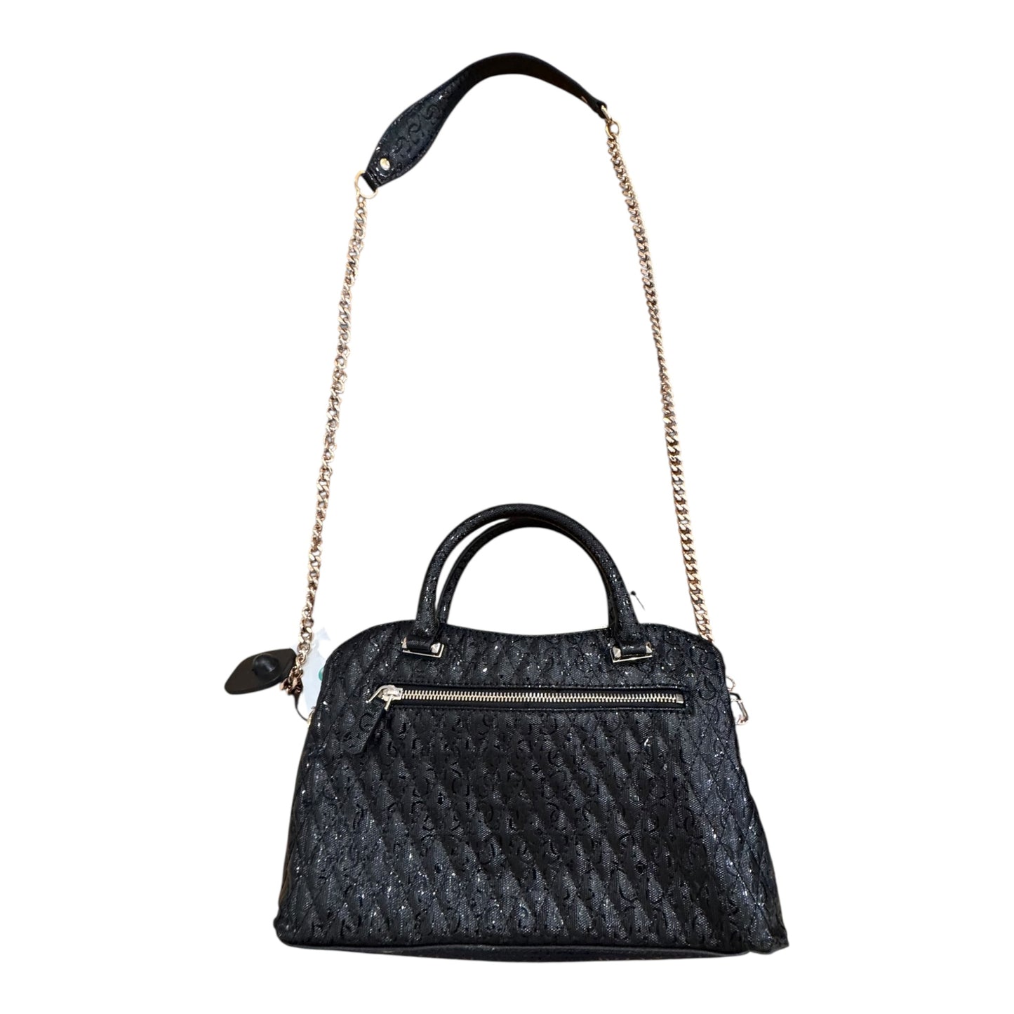 Handbag By Guess In Black, Size:Medium