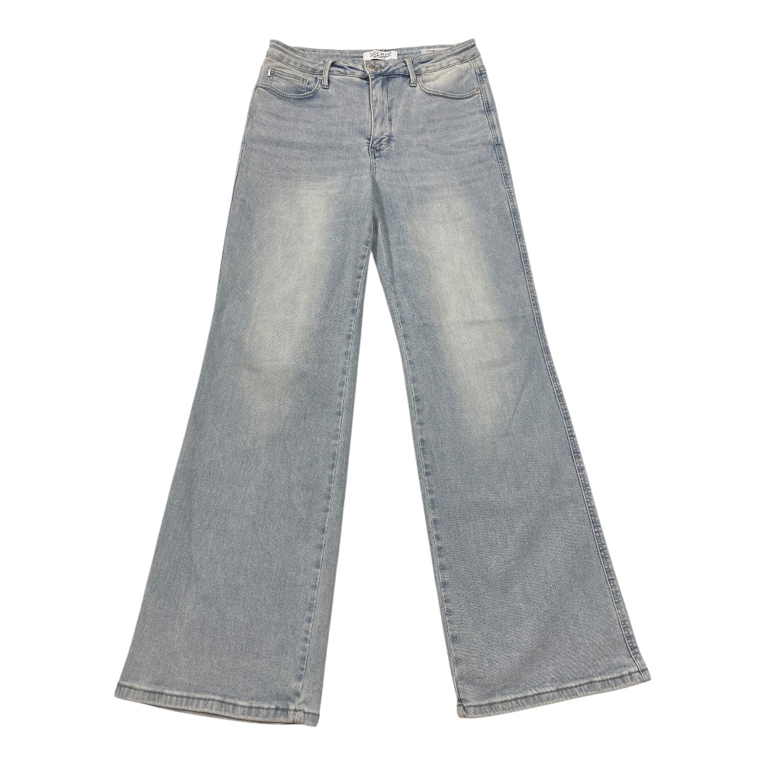 Jeans Straight By Judy Blue In Blue Denim, Size:12