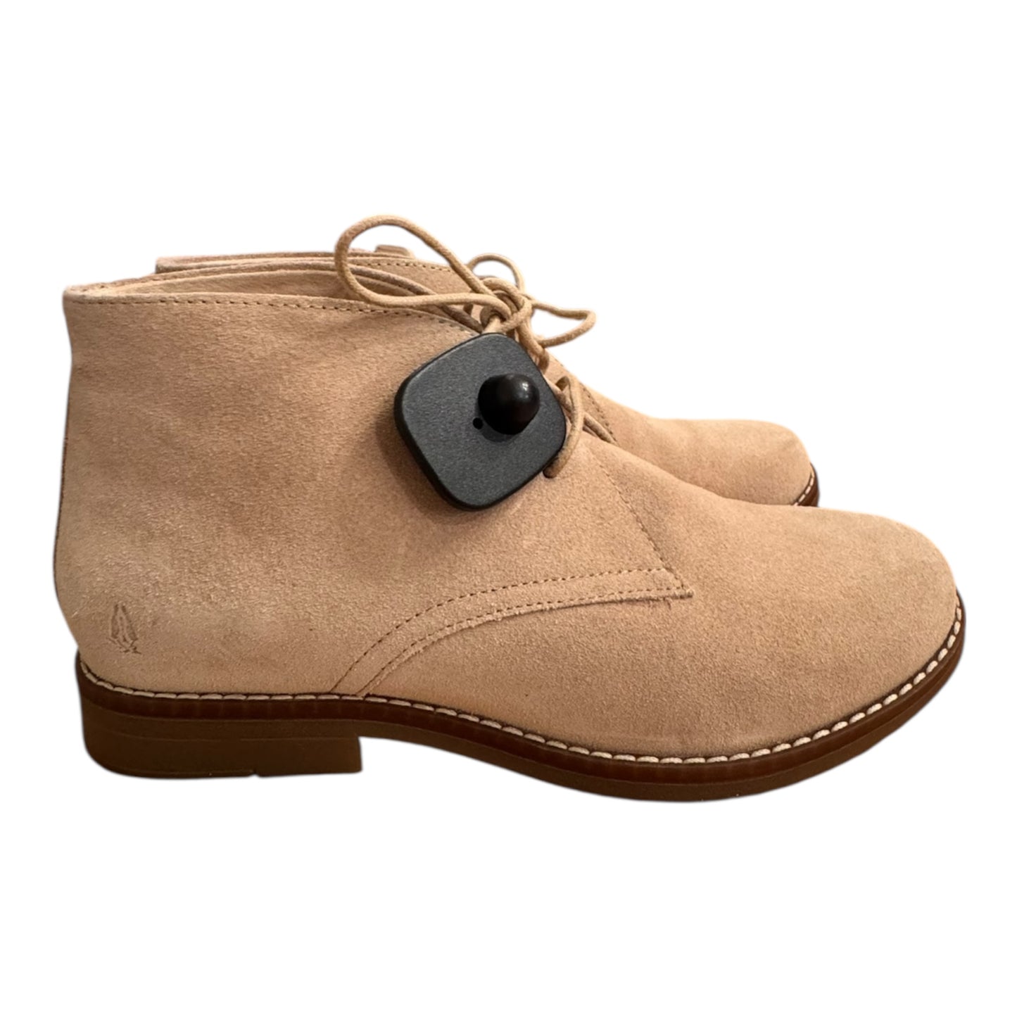 Boots Ankle Flats By Hush Puppies In Tan, Size:10