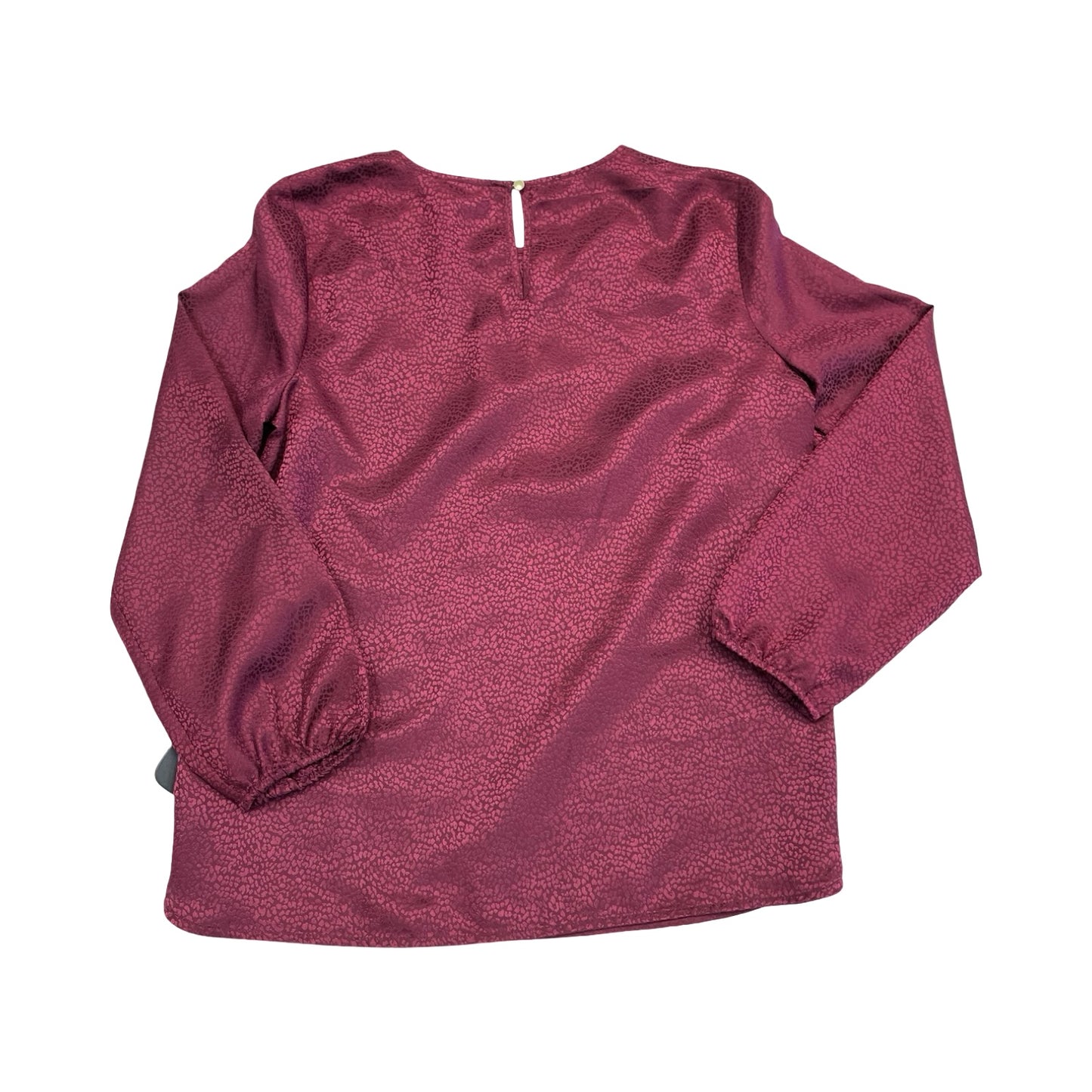 Top Ls By Liz Claiborne In Maroon, Size:S