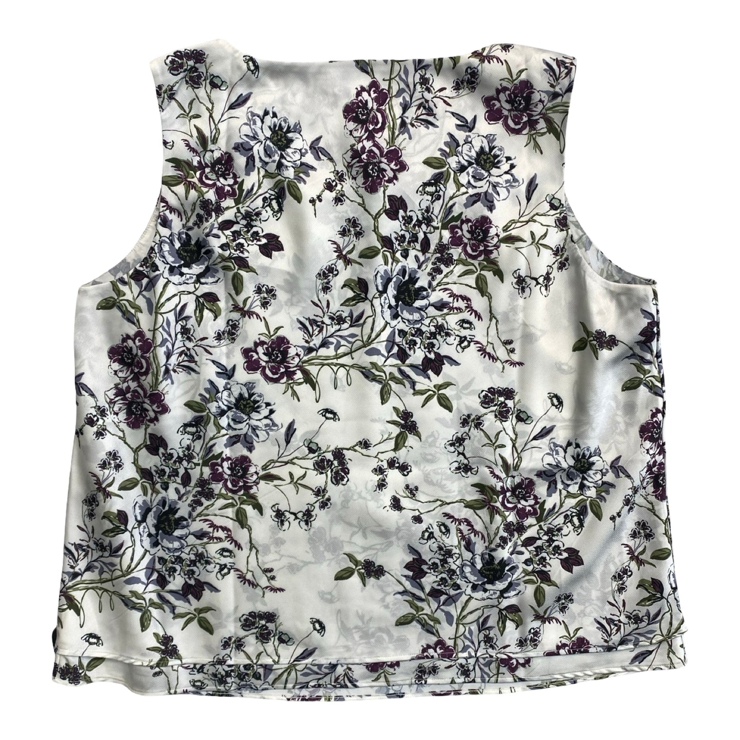 Top Sleeveless By Coldwater Creek In Floral Print, Size:Lp