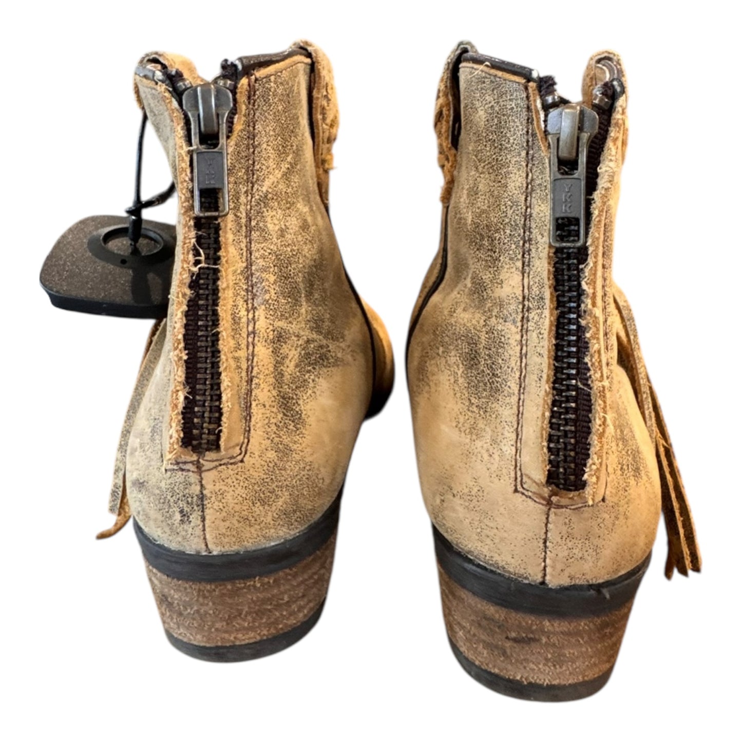 Boots Ankle Heels By Very Volatile In Brown, Size:7