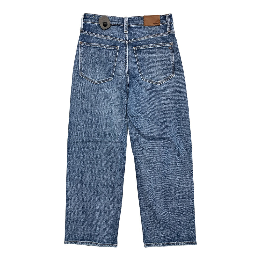 Jeans Straight By Madewell In Blue Denim, Size:2