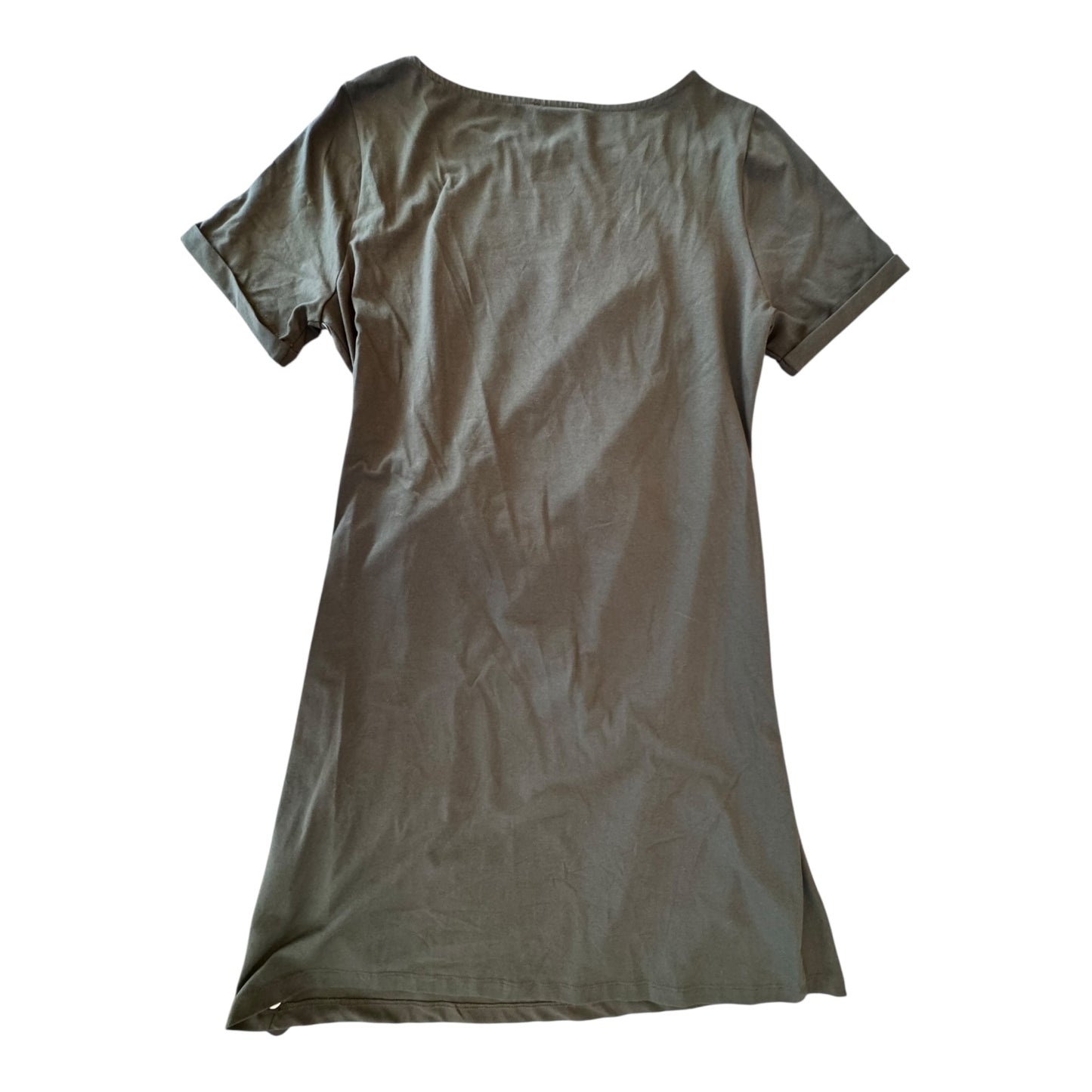 Dress Casual Midi By Dkny In Green, Size:M