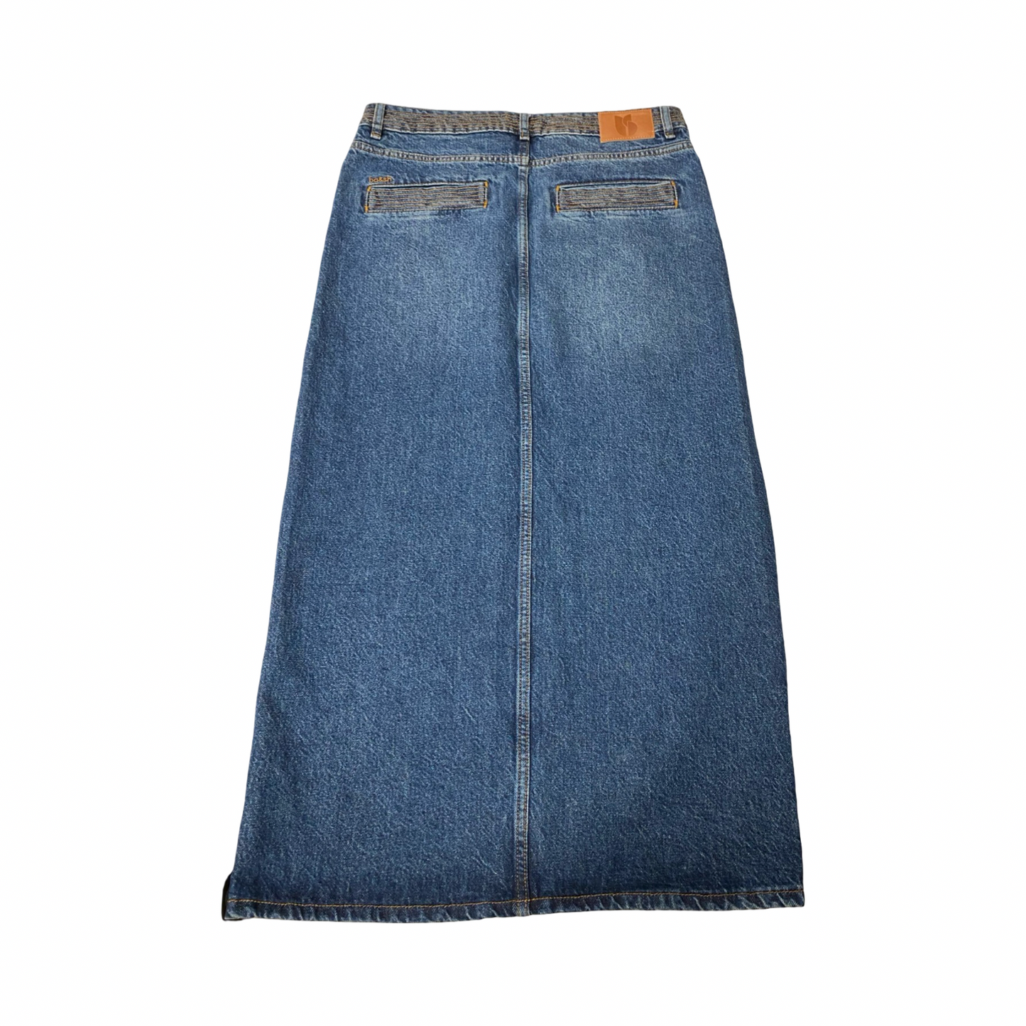 Skirt Maxi By Cmc In Blue Denim, Size:6