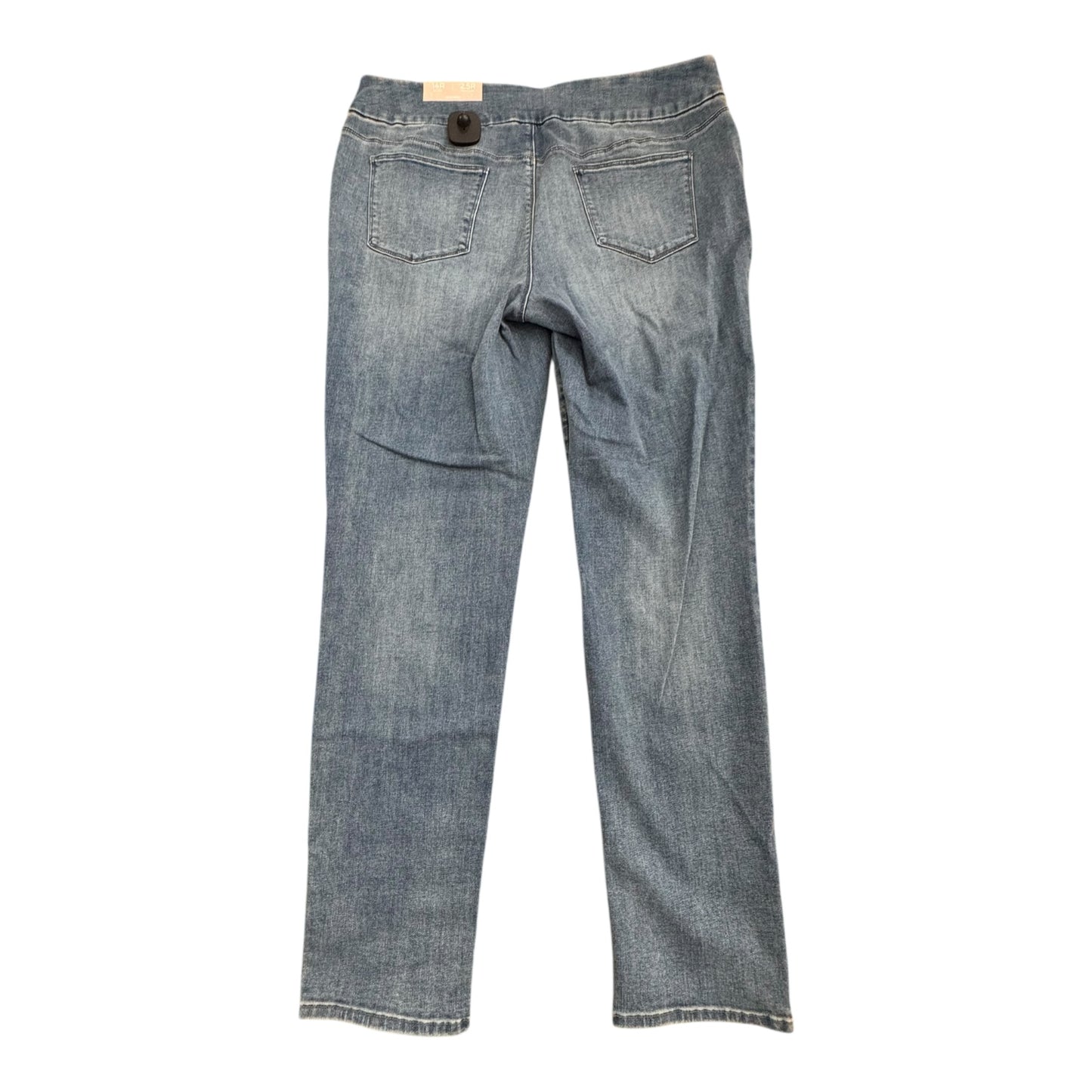 Jeans Jeggings By Chicos In Blue Denim, Size:14