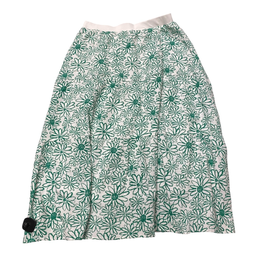 Skirt Maxi By Cmc In Green & White, Size:L