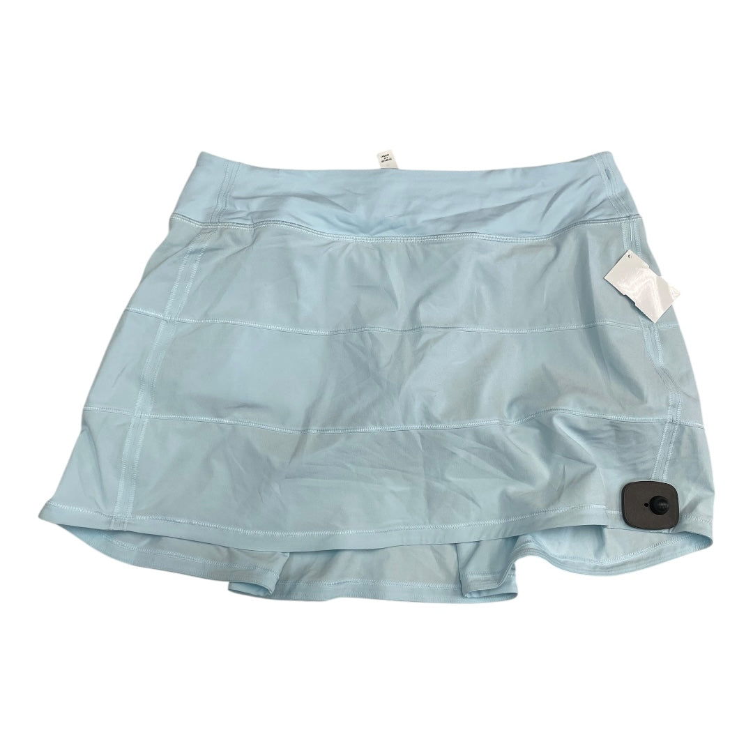 Athletic Skort By Lululemon In Blue, Size:8
