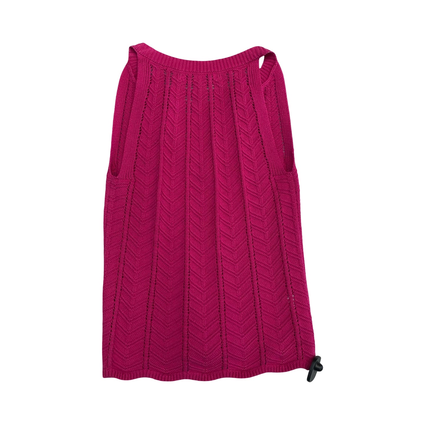 Top Sleeveless By Loft In Pink, Size:Xs