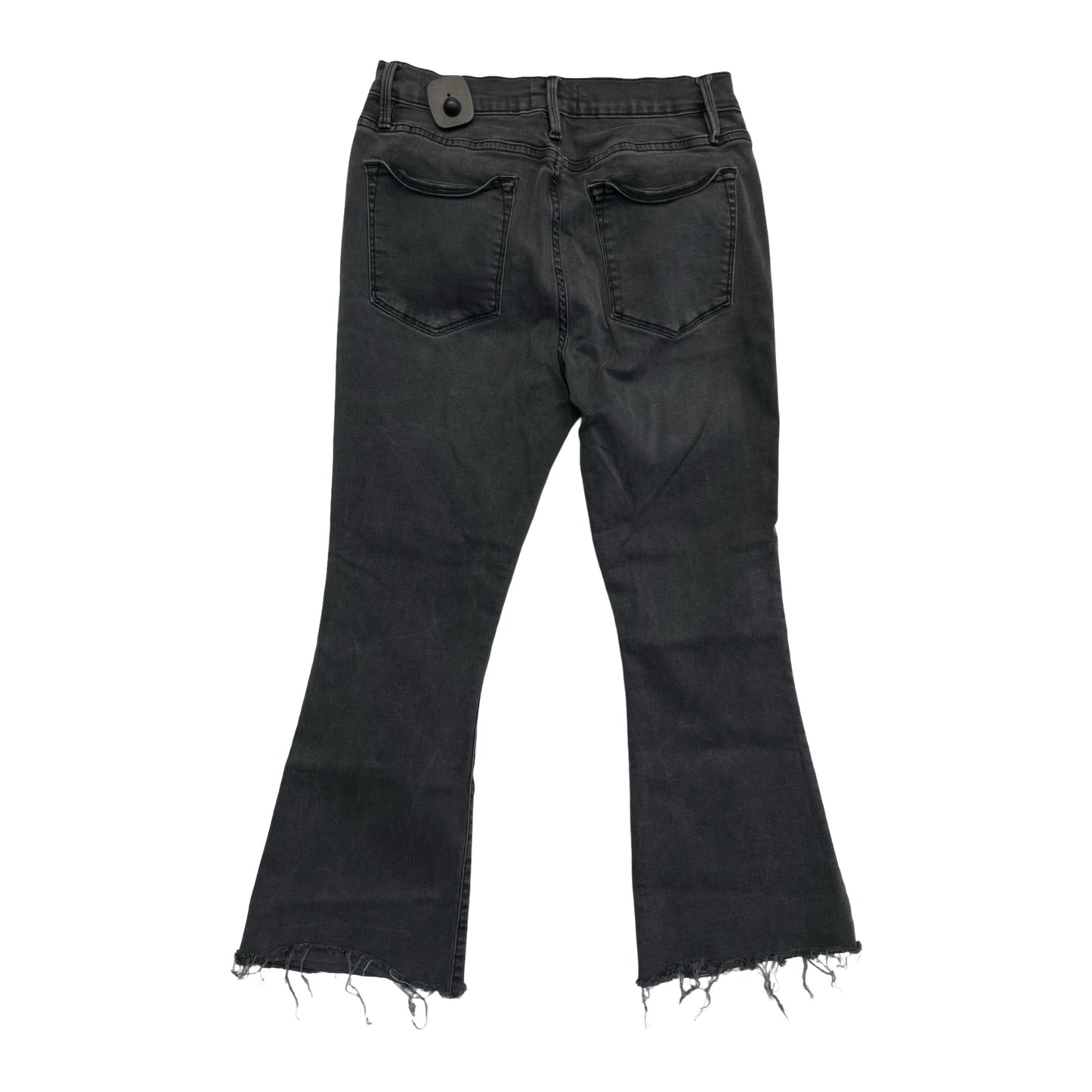 Jeans Boot Cut By Frame In Black Denim, Size:10