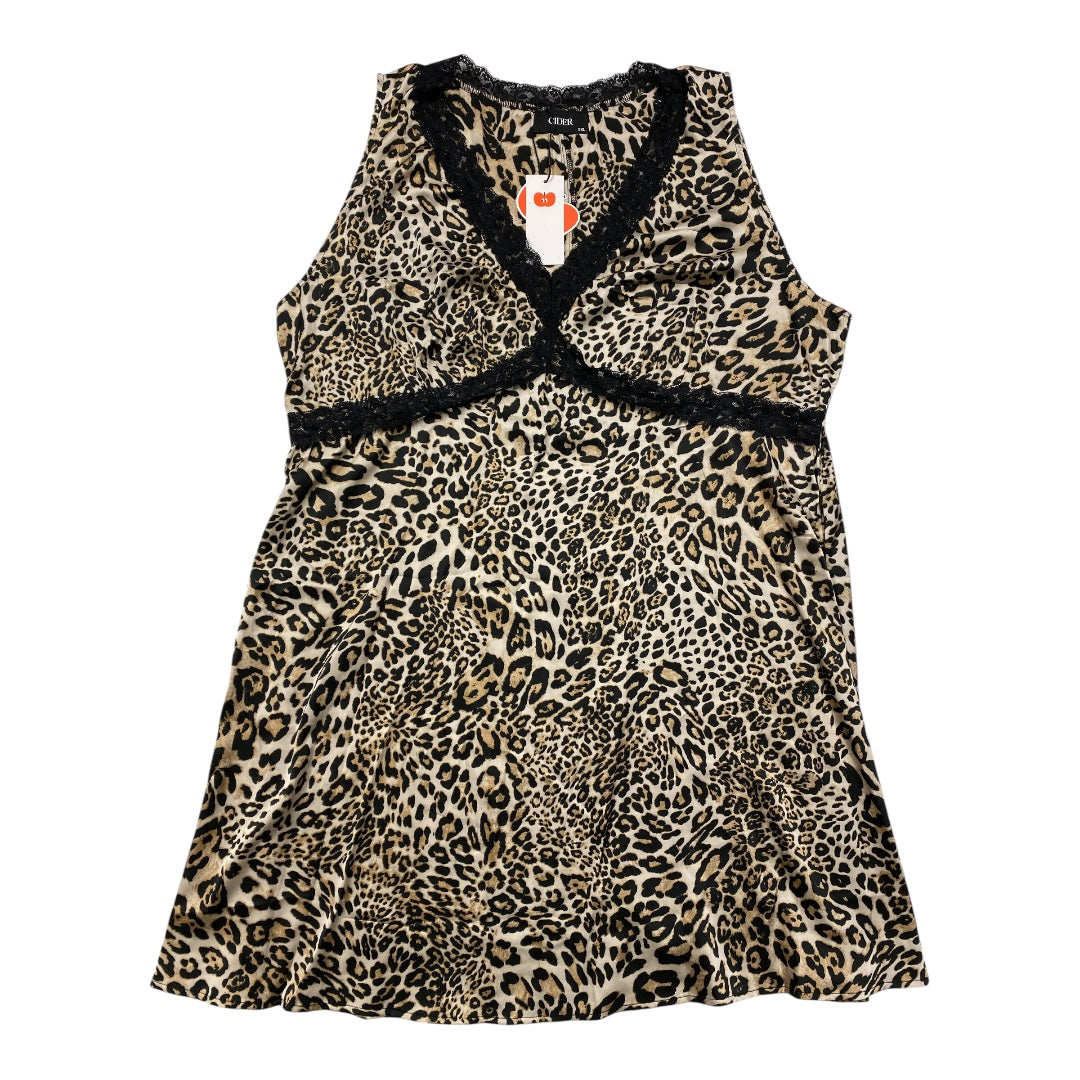Dress Casual Short By CIDER In Animal Print, Size:3