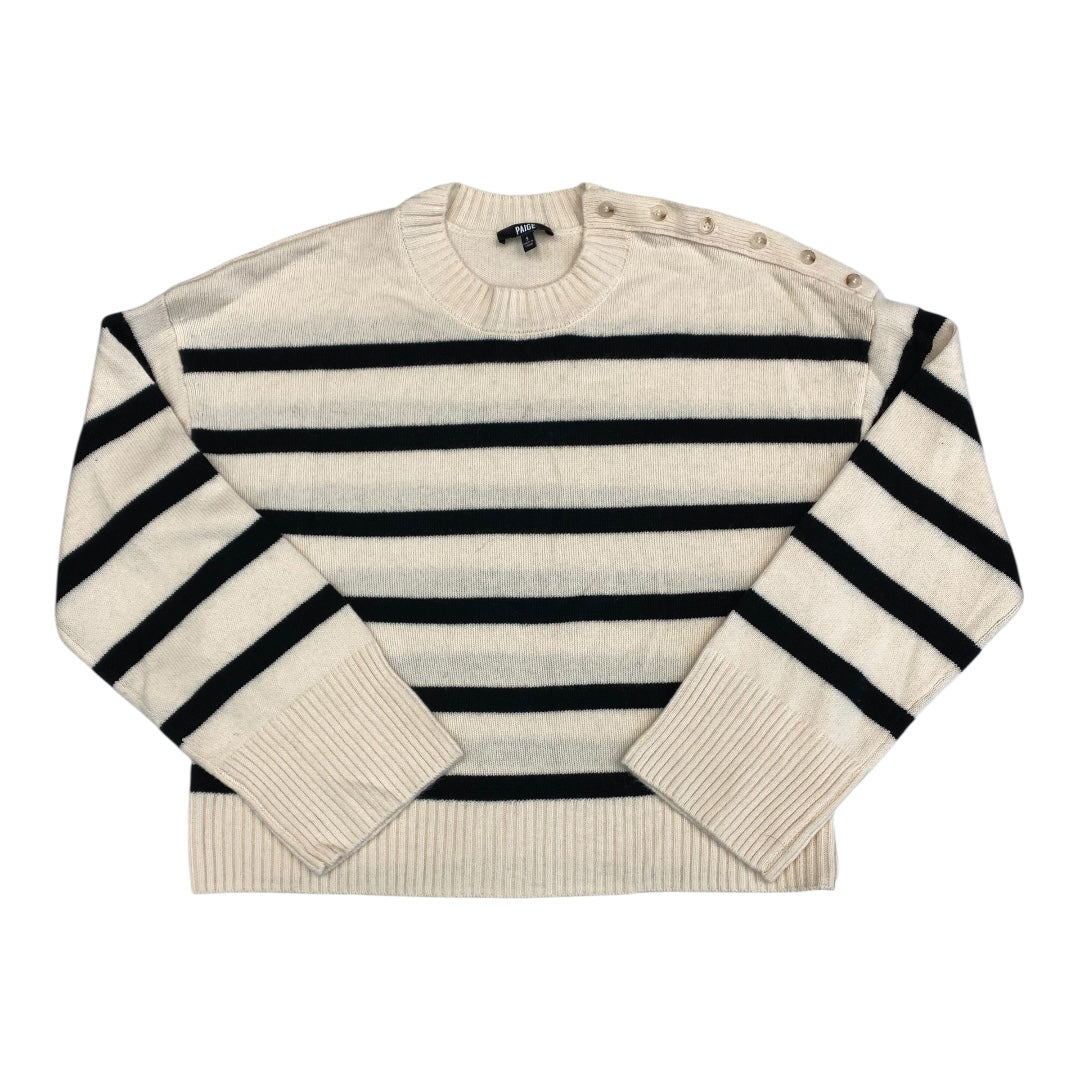 Sweater By Paige In Striped Pattern, Size:S