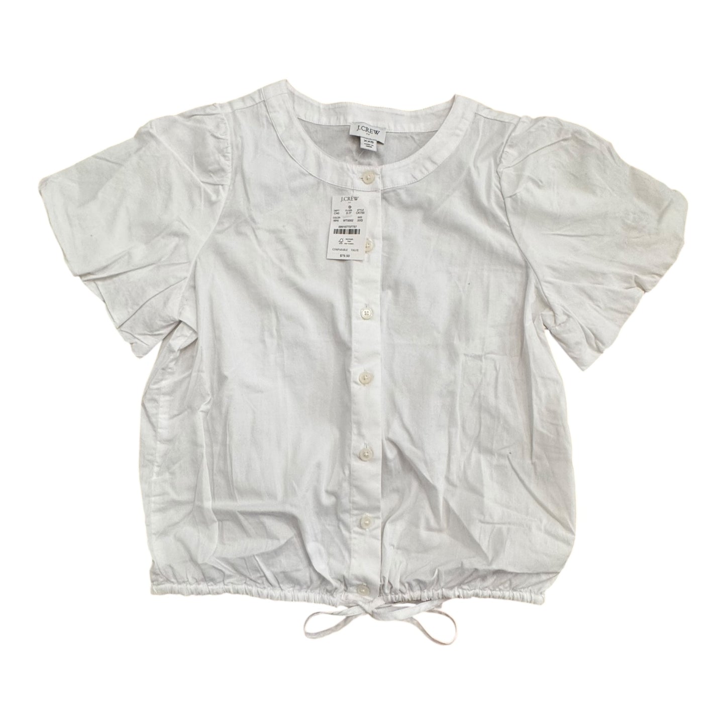 Top Ss By J. Crew In White, Size:Xxs