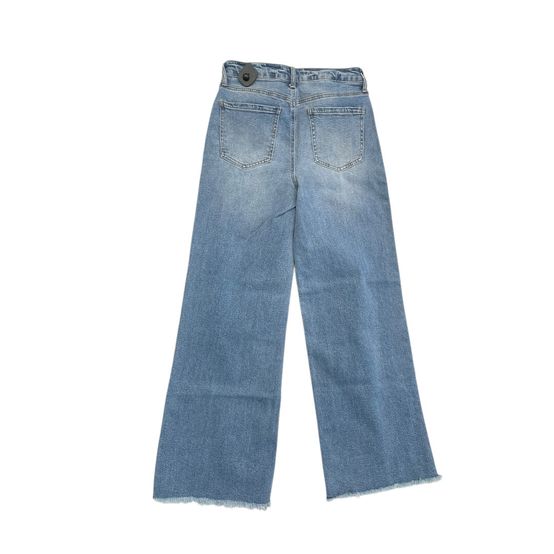 Jeans Wide Leg By Bcbgeneration In Blue Denim, Size:8