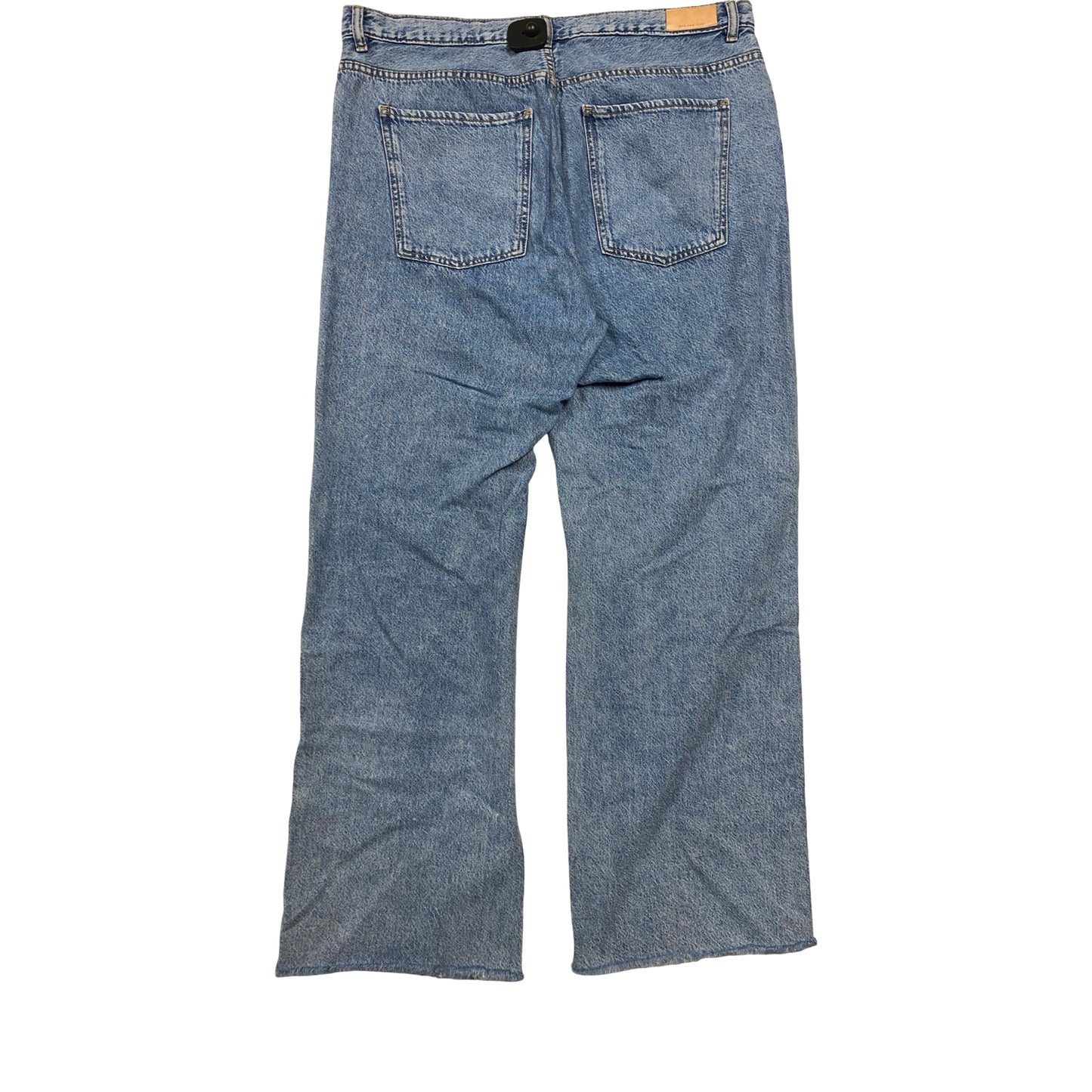 Jeans Wide Leg By Mng In Blue Denim, Size:16