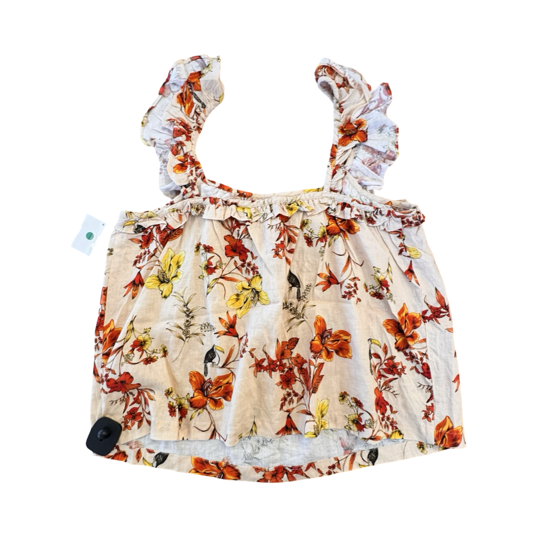 Top Sleeveless By Evereve In Multi, Size:L