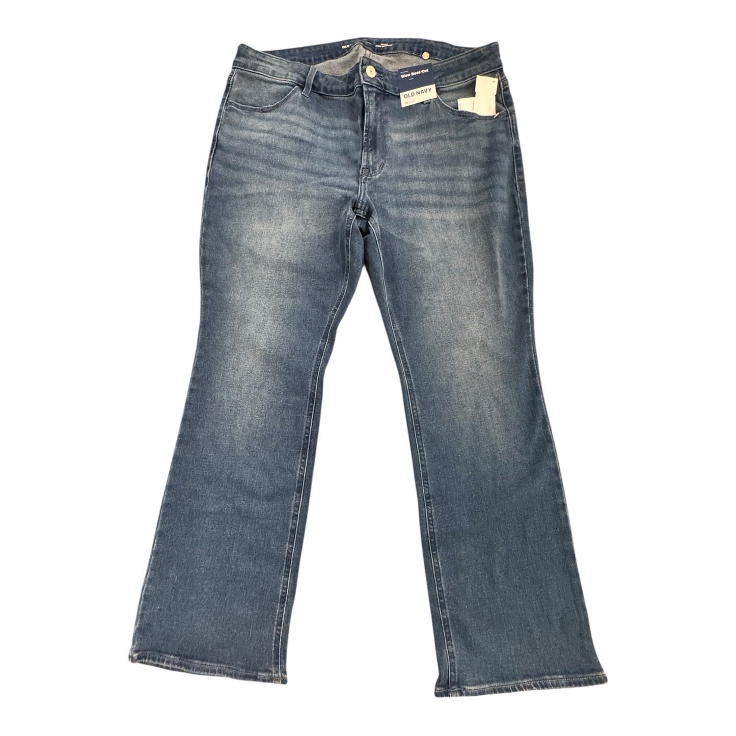 Jeans Boot Cut By Old Navy In Blue Denim, Size:16