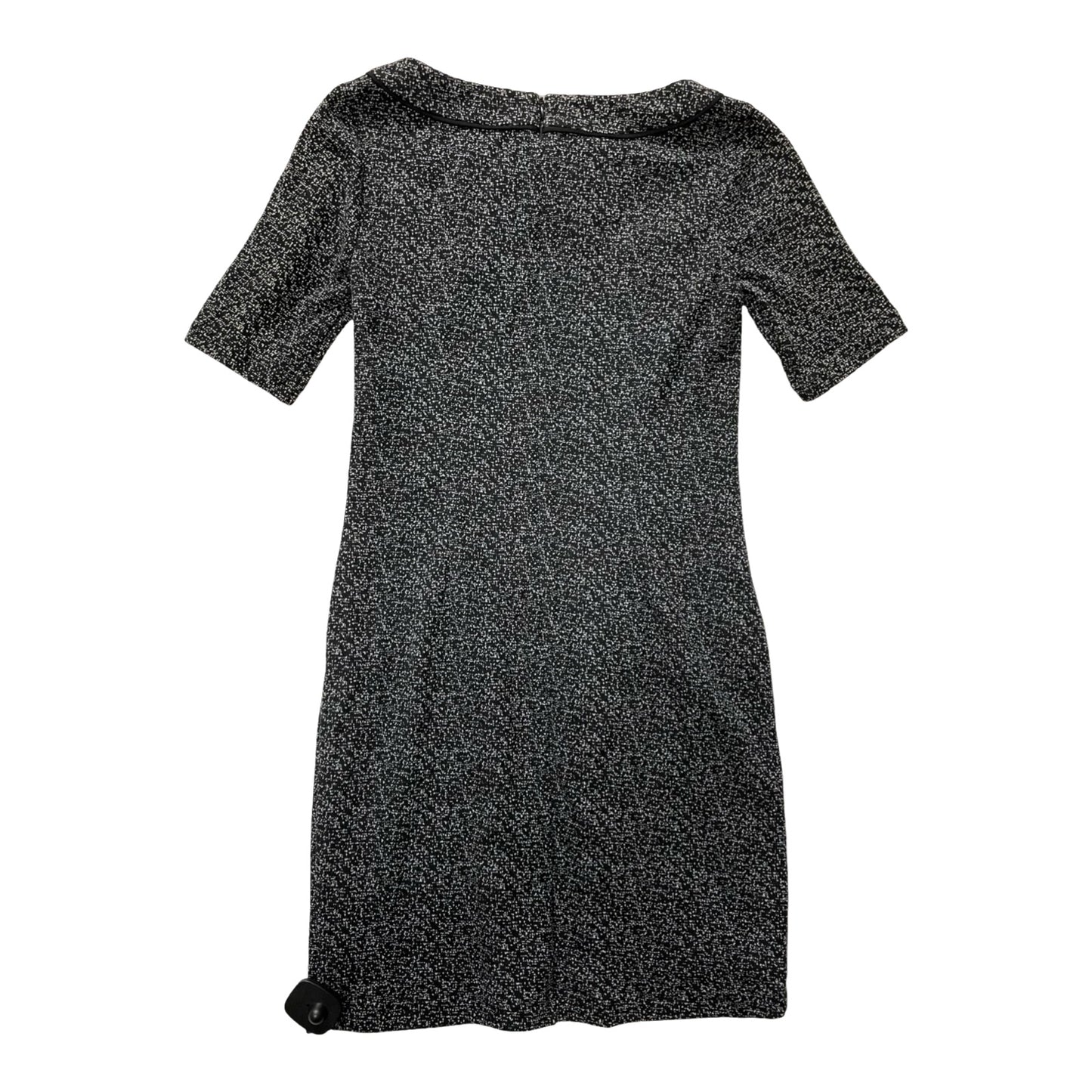 Dress Casual Midi By White House Black Market In Black & White, Size:4